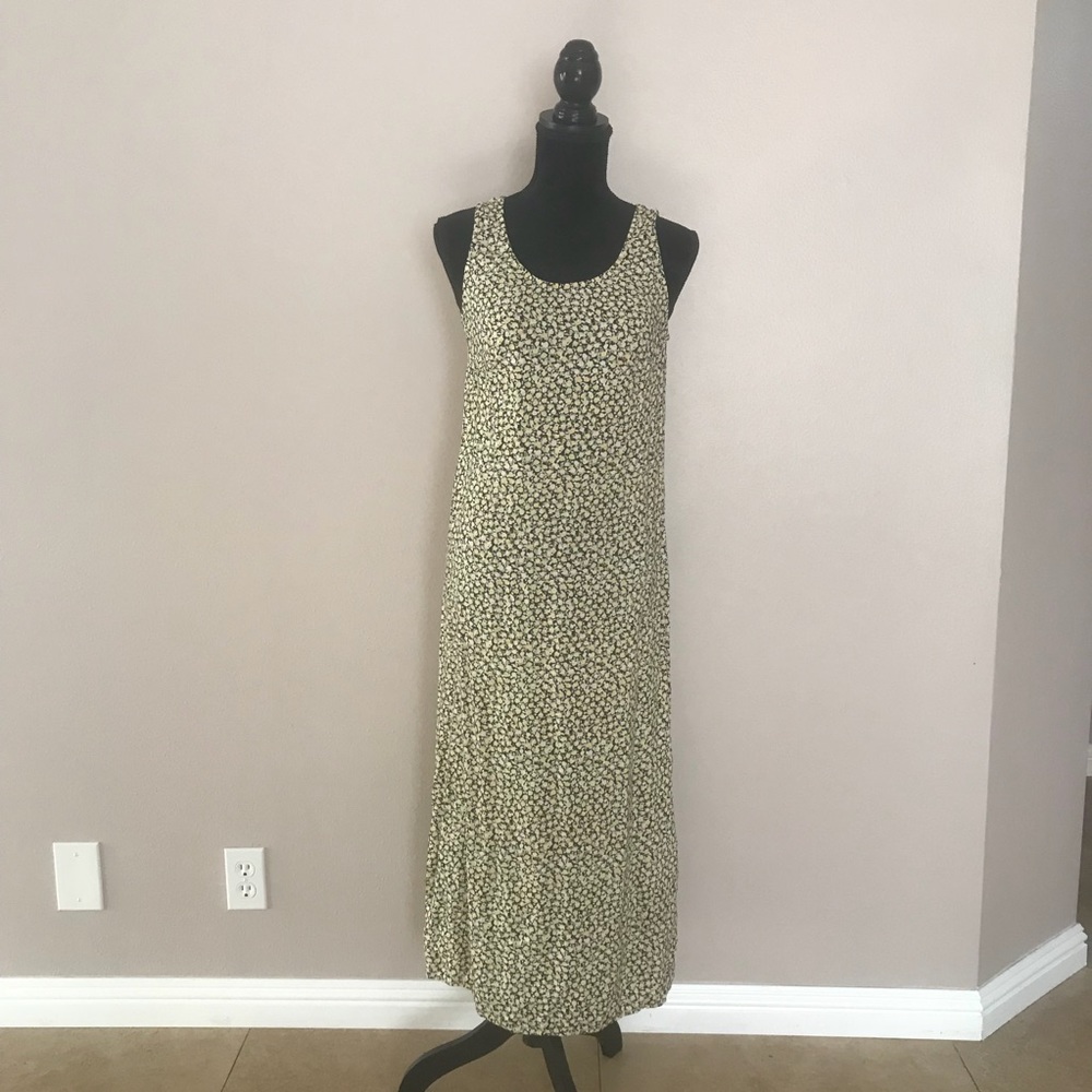 Floral vintage maxi dress